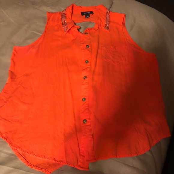 Ladies blouse button up front blouse - Picture 1 of 5